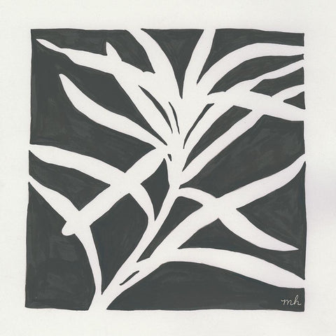 Growing Gray White Modern Wood Framed Art Print by Hershey, Moira