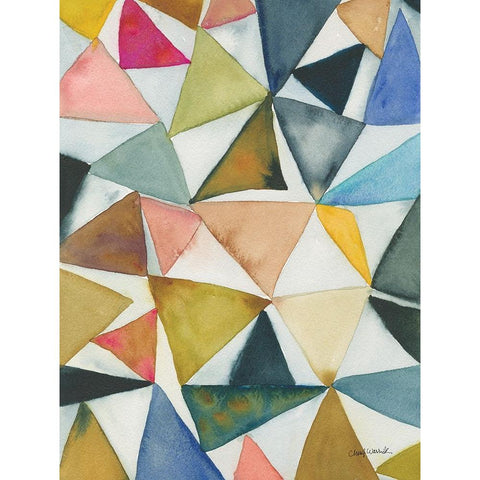 Tilt Shift I White Modern Wood Framed Art Print by Warrick, Cheryl