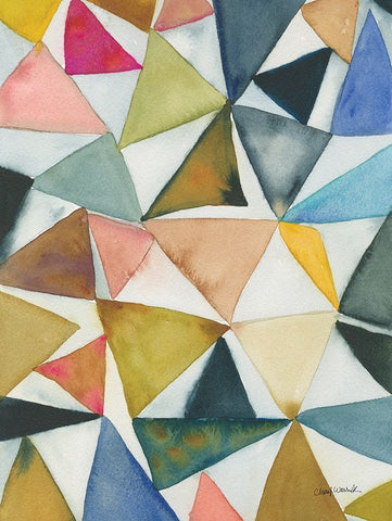 Tilt Shift I Black Ornate Wood Framed Art Print with Double Matting by Warrick, Cheryl