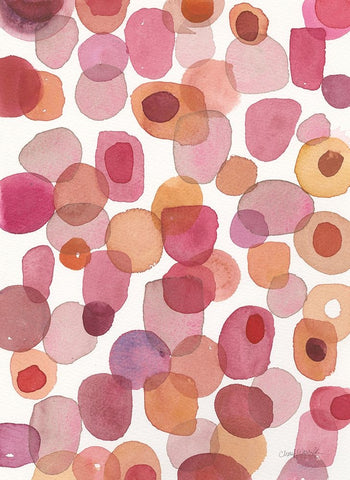 Toggle I Black Ornate Wood Framed Art Print with Double Matting by Warrick, Cheryl