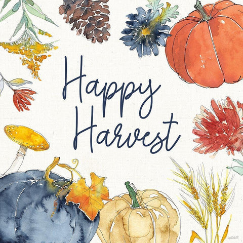 Fall Flair VII Black Ornate Wood Framed Art Print with Double Matting by Tavoletti, Anne