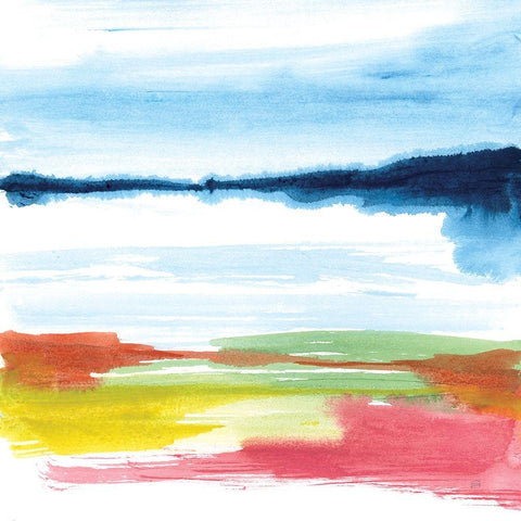 Jewel Waterway IV Black Modern Wood Framed Art Print by Paschke, Chris