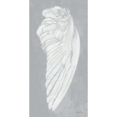 Wings III on Gray Flipped Gold Ornate Wood Framed Art Print with Double Matting by Wiens, James