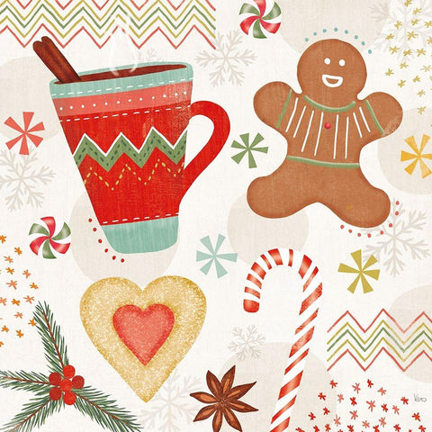 Sweet Treats II Black Modern Wood Framed Art Print with Double Matting by Charron, Veronique