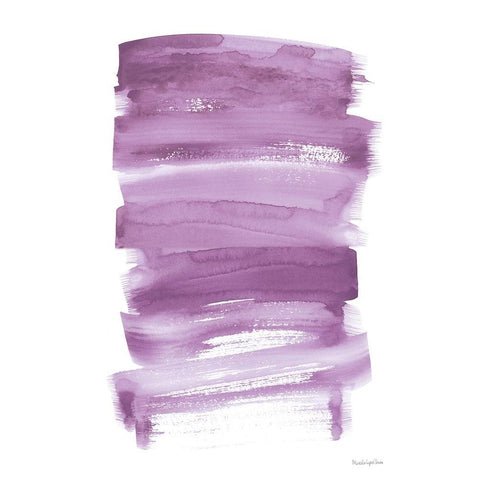 Bold Neon IV Black Modern Wood Framed Art Print by Charro, Mercedes Lopez