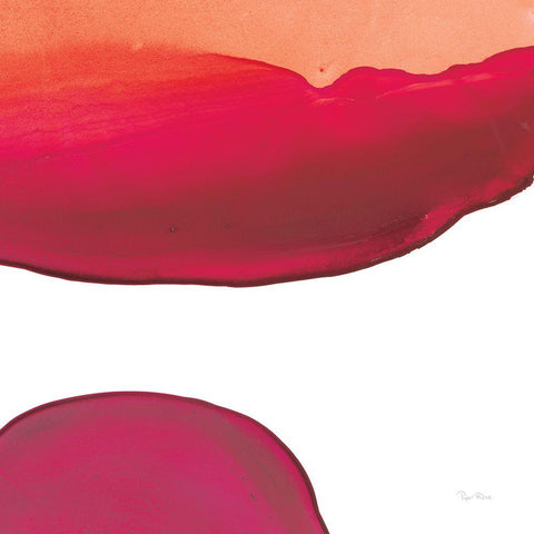 Bright Swishes III Black Modern Wood Framed Art Print with Double Matting by Rhue, Piper