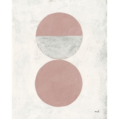 Colorful Orbs I Black Modern Wood Framed Art Print with Double Matting by Hershey, Moira