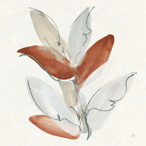 From the Forest II Rust Black Ornate Wood Framed Art Print with Double Matting by Paschke, Chris