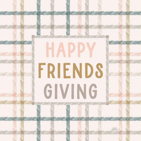 Festive Friendsgiving VI Black Ornate Wood Framed Art Print with Double Matting by Marshall, Laura