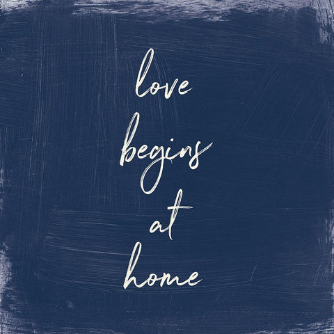 My Home Inspiration IV Indigo Black Modern Wood Framed Art Print by Portfolio, Wild Apple