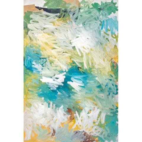 Vibrancy White Modern Wood Framed Art Print by Youngstrom, Kent