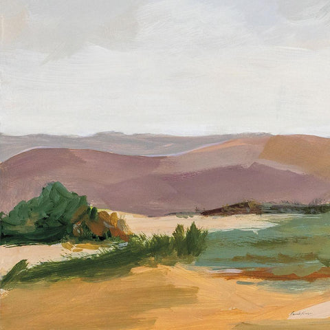 Nature Walk II Gold Ornate Wood Framed Art Print with Double Matting by Munger, Pamela