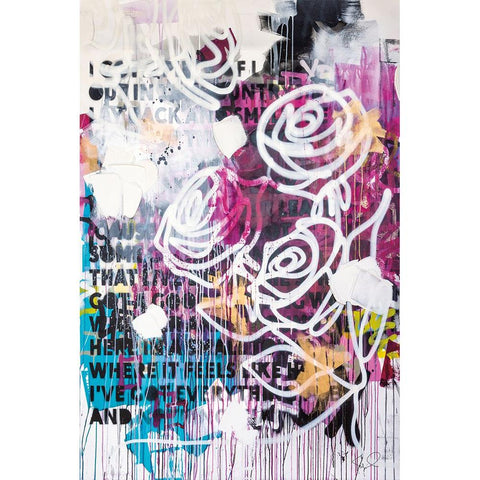 Ive Got Everything v2 Black Modern Wood Framed Art Print with Double Matting by Youngstrom, Kent