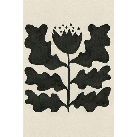 Delighted IV Vertical Black Modern Wood Framed Art Print by Hershey, Moira