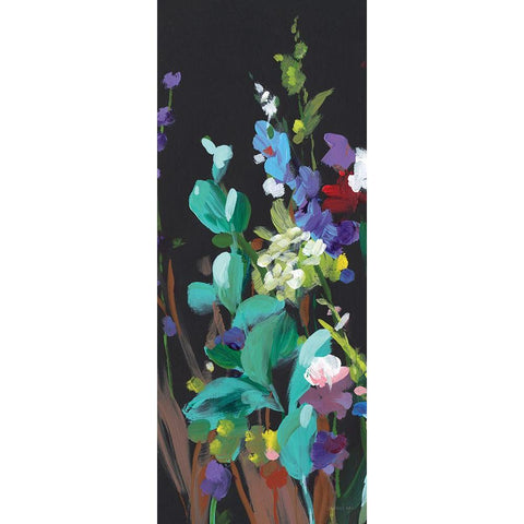 Brightness Flowering Panel I White Modern Wood Framed Art Print by Nai, Danhui