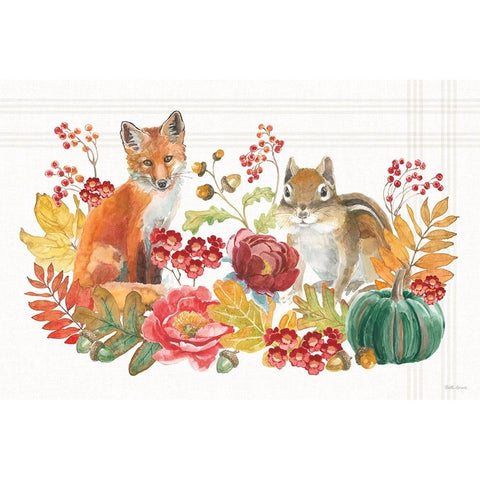 Wooded Harvest I White Modern Wood Framed Art Print by Grove, Beth