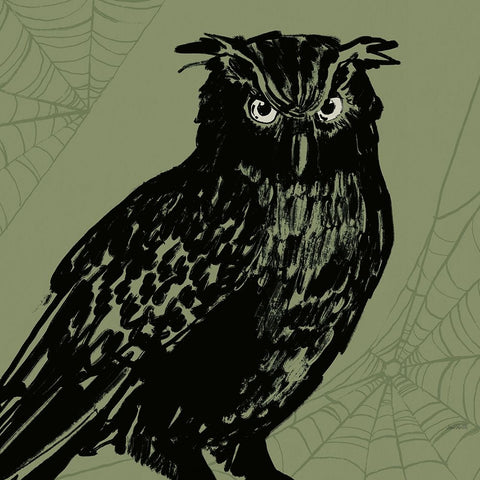 Haunted X Black Ornate Wood Framed Art Print with Double Matting by Tavoletti, Anne