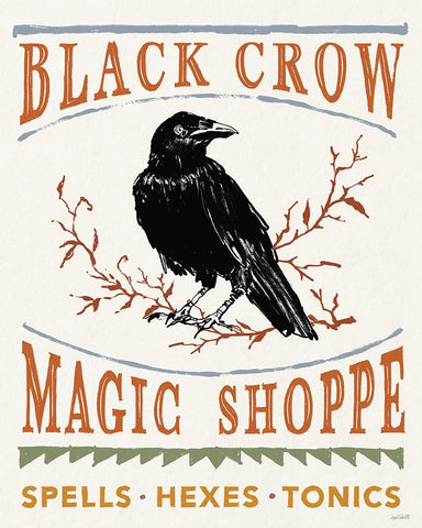 Haunted III Color Black Ornate Wood Framed Art Print with Double Matting by Tavoletti, Anne