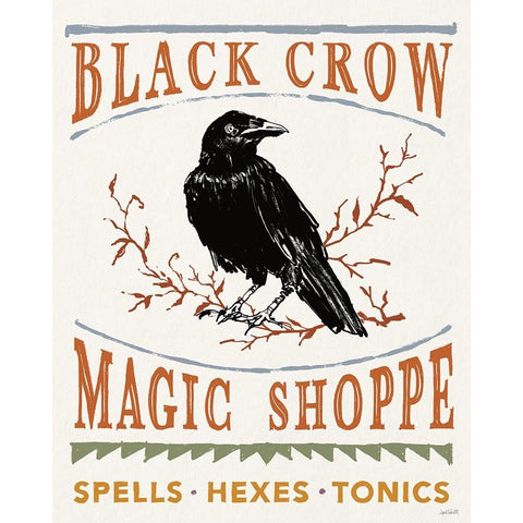 Haunted III Color Black Modern Wood Framed Art Print by Tavoletti, Anne