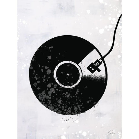 Turn it Up XII Black Modern Wood Framed Art Print by Youngstrom, Kent