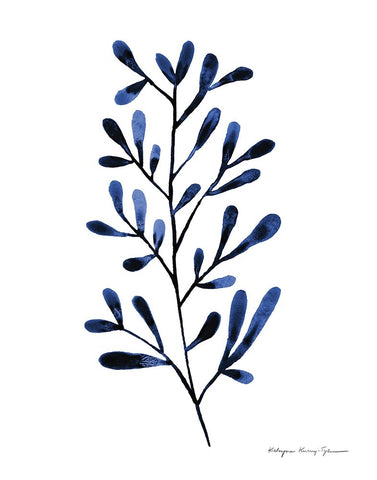 Silhouette of Nature I White Modern Wood Framed Art Print with Double Matting by Kucwaj-Tybur, Kasia