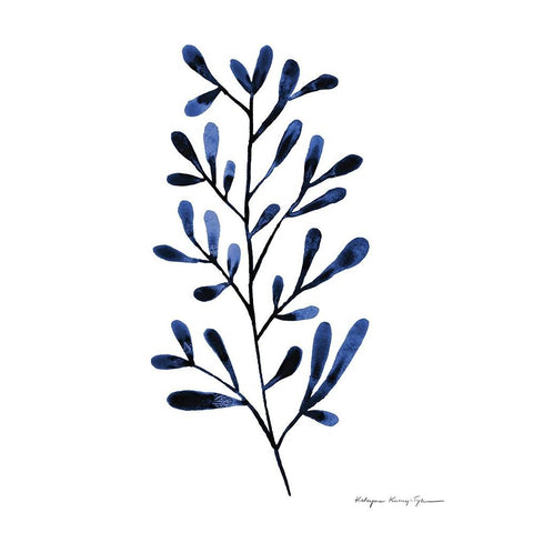 Silhouette of Nature I Black Modern Wood Framed Art Print with Double Matting by Kucwaj-Tybur, Kasia