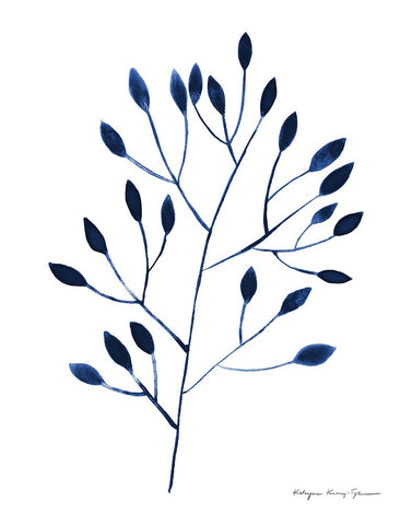 Silhouette of Nature IV White Modern Wood Framed Art Print with Double Matting by Kucwaj-Tybur, Kasia