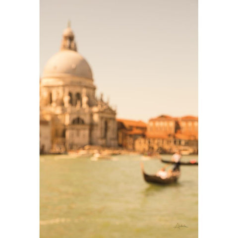 Essence of Venice I White Modern Wood Framed Art Print by Aledanda