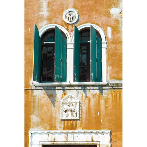 Venice Architecture I White Modern Wood Framed Art Print by Aledanda