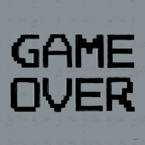 Gaming II Black Ornate Wood Framed Art Print with Double Matting by York, Leah