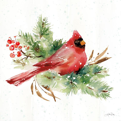 Celebrate the Season I Black Ornate Wood Framed Art Print with Double Matting by Pete, Katrina