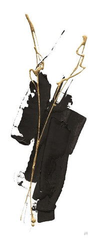 Instinct I Black Ornate Wood Framed Art Print with Double Matting by Paschke, Chris