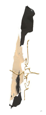 Instinct III White Modern Wood Framed Art Print with Double Matting by Paschke, Chris