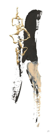 Instinct VI Black Modern Wood Framed Art Print by Paschke, Chris