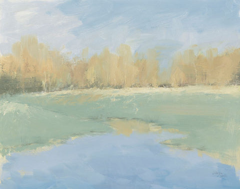 Early Morning White Modern Wood Framed Art Print with Double Matting by Studio, Wellington