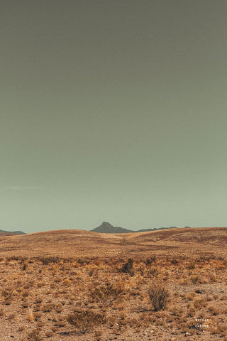 Welcome III White Modern Wood Framed Art Print with Double Matting by Larson, Nathan