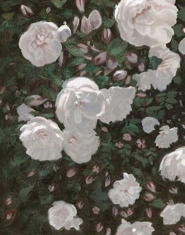 Subtle Evening Black Ornate Wood Framed Art Print with Double Matting by Wellington Studio