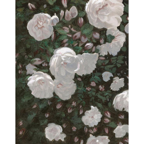 Subtle Evening Black Modern Wood Framed Art Print by Wellington Studio