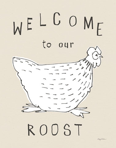 Roost I Black Modern Wood Framed Art Print by Tillmon, Avery