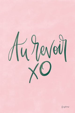 French Phrases III White Modern Wood Framed Art Print with Double Matting by Thorns, Becky