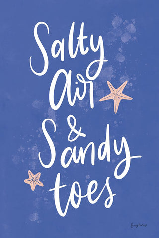 Just Beachy III Black Modern Wood Framed Art Print by Thorns, Becky