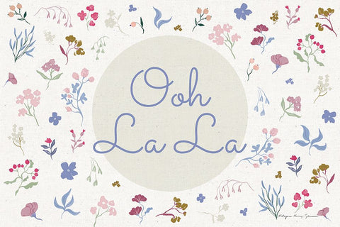 French Garden II Black Modern Wood Framed Art Print by Kucwaj-Tybur, Kasia