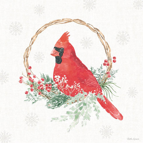 Christmas Charm VII Black Modern Wood Framed Art Print by Grove, Beth