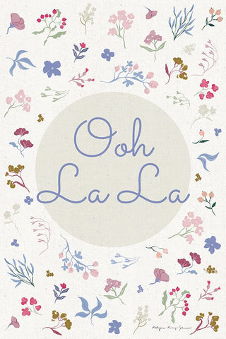 French Garden VI Black Modern Wood Framed Art Print by Kucwaj-Tybur, Kasia