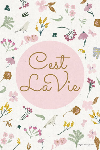 French Garden VII White Modern Wood Framed Art Print with Double Matting by Kucwaj-Tybur, Kasia