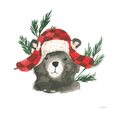 Critter Greetings V Black Ornate Wood Framed Art Print with Double Matting by Jackson, Jenaya