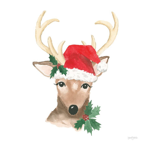 Critter Greetings VIII Black Ornate Wood Framed Art Print with Double Matting by Jackson, Jenaya