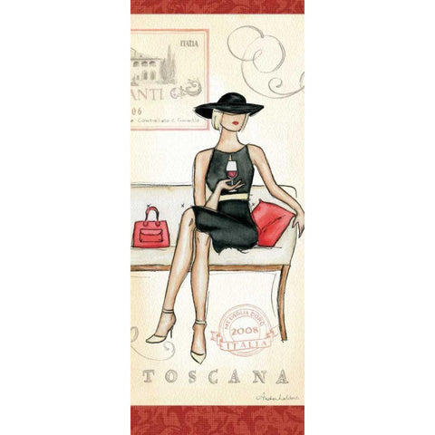 Wine Event IV Black Modern Wood Framed Art Print by Laliberte, Andrea