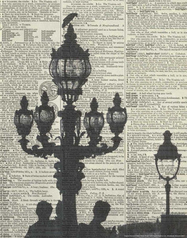 Architectural Paris III - Crop Black Ornate Wood Framed Art Print with Double Matting by Olivier, Marc