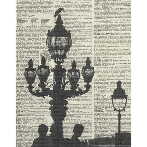 Architectural Paris III - Crop Gold Ornate Wood Framed Art Print with Double Matting by Olivier, Marc